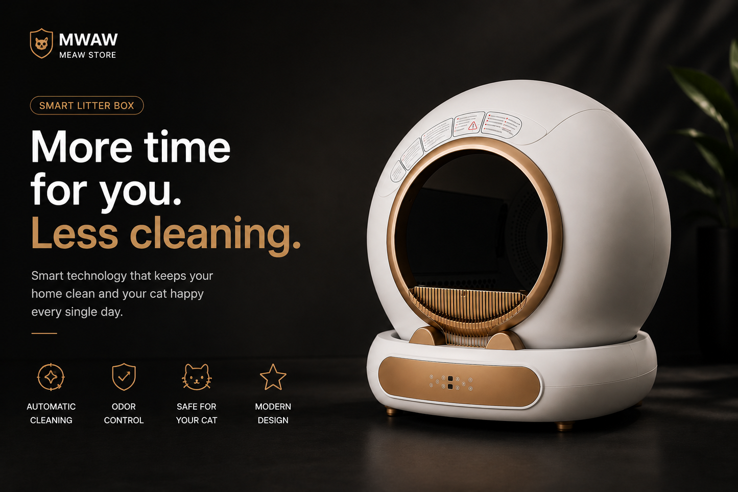 SmartClean | SelfCleaning Litter Box